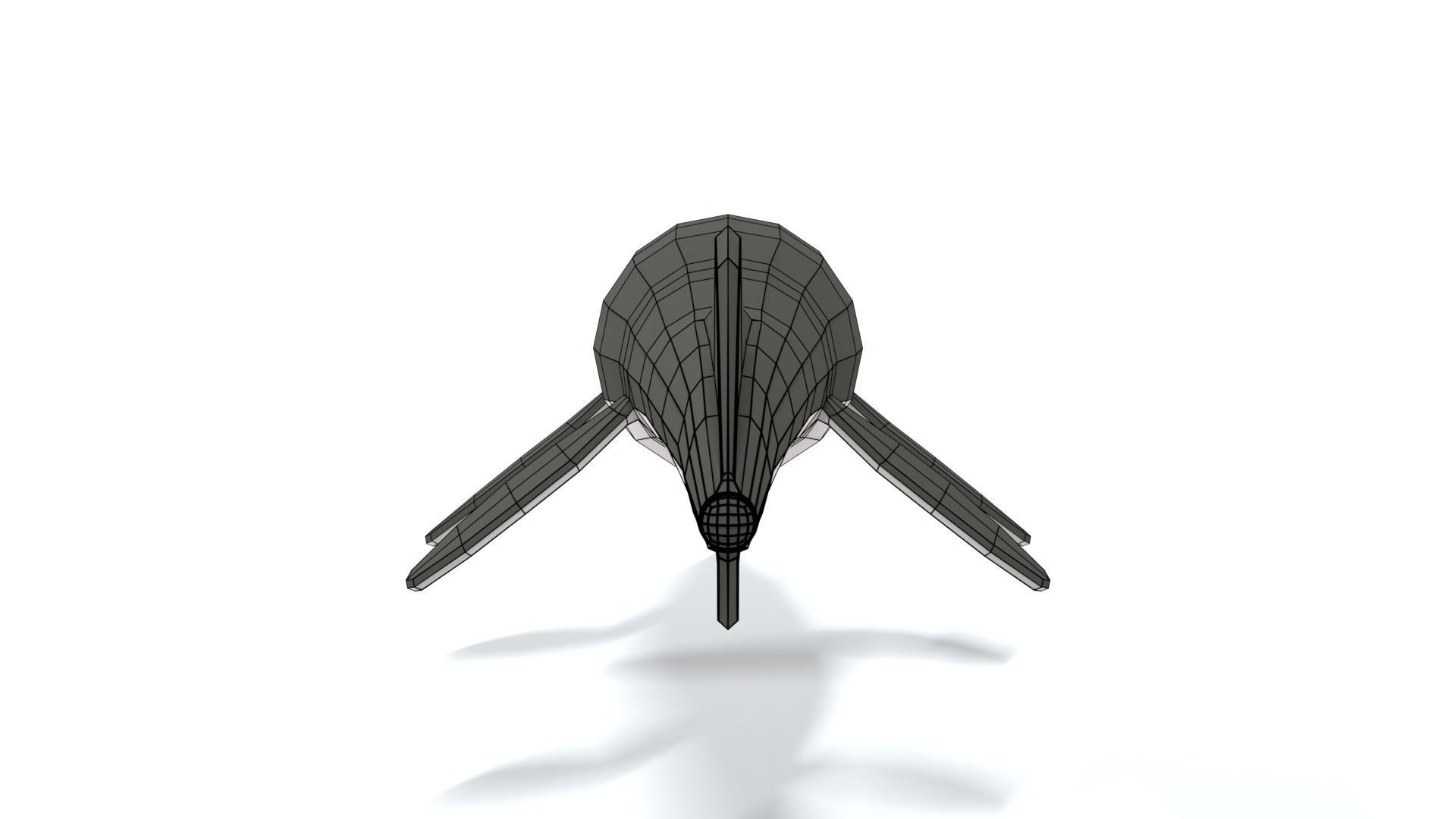 Low Poly Cartoon Tylosaurus Low-poly 3D model_12