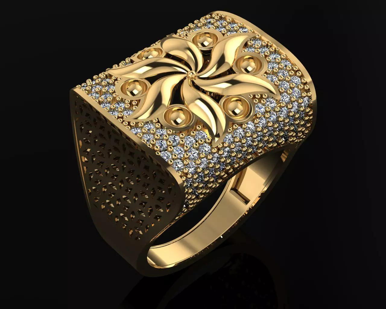 Woman Rings 3D 3D print model_0