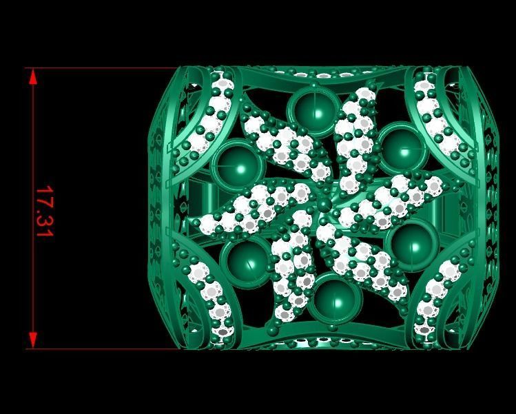 Woman Rings 3D 3D print model_2