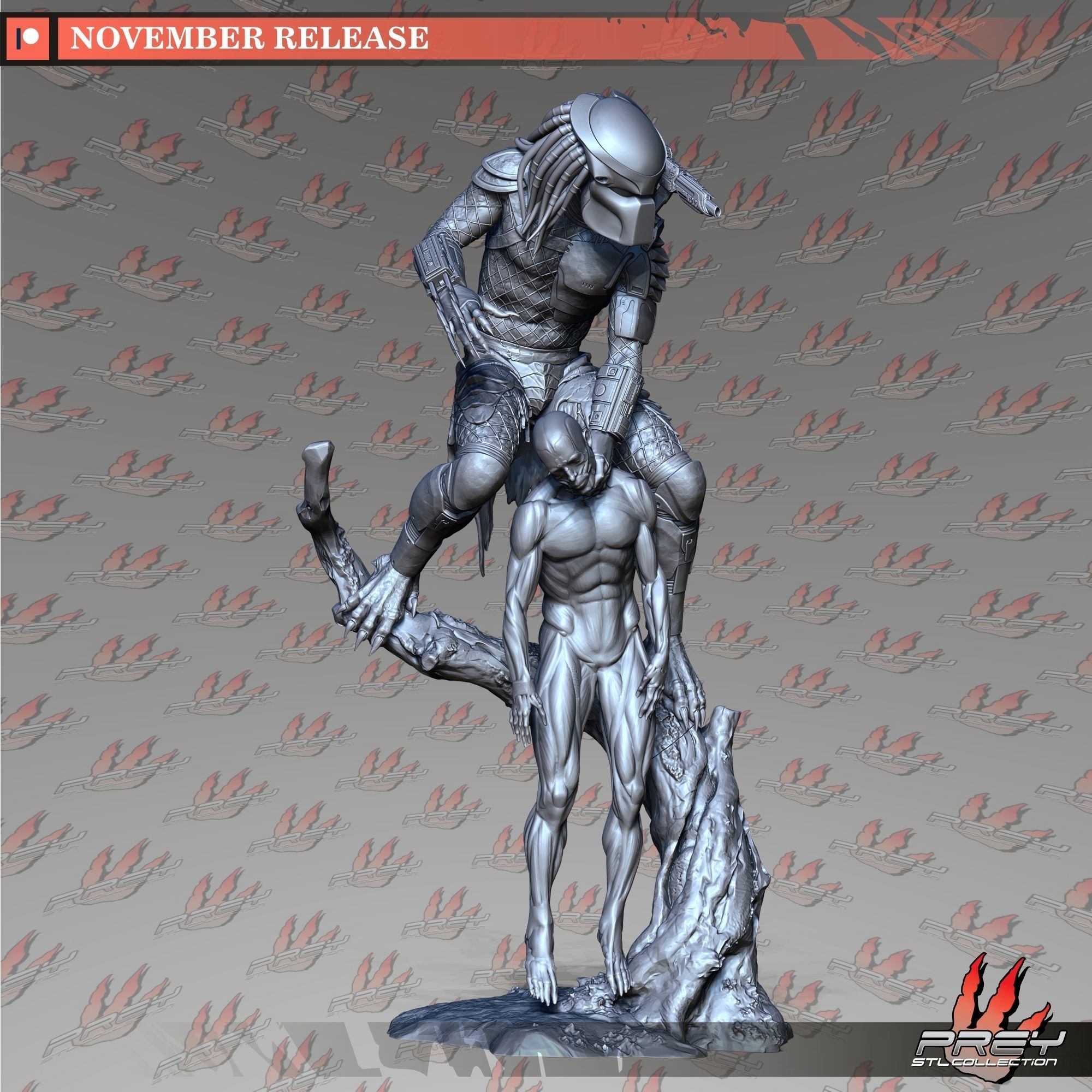 PREDATOR  3D print model_2