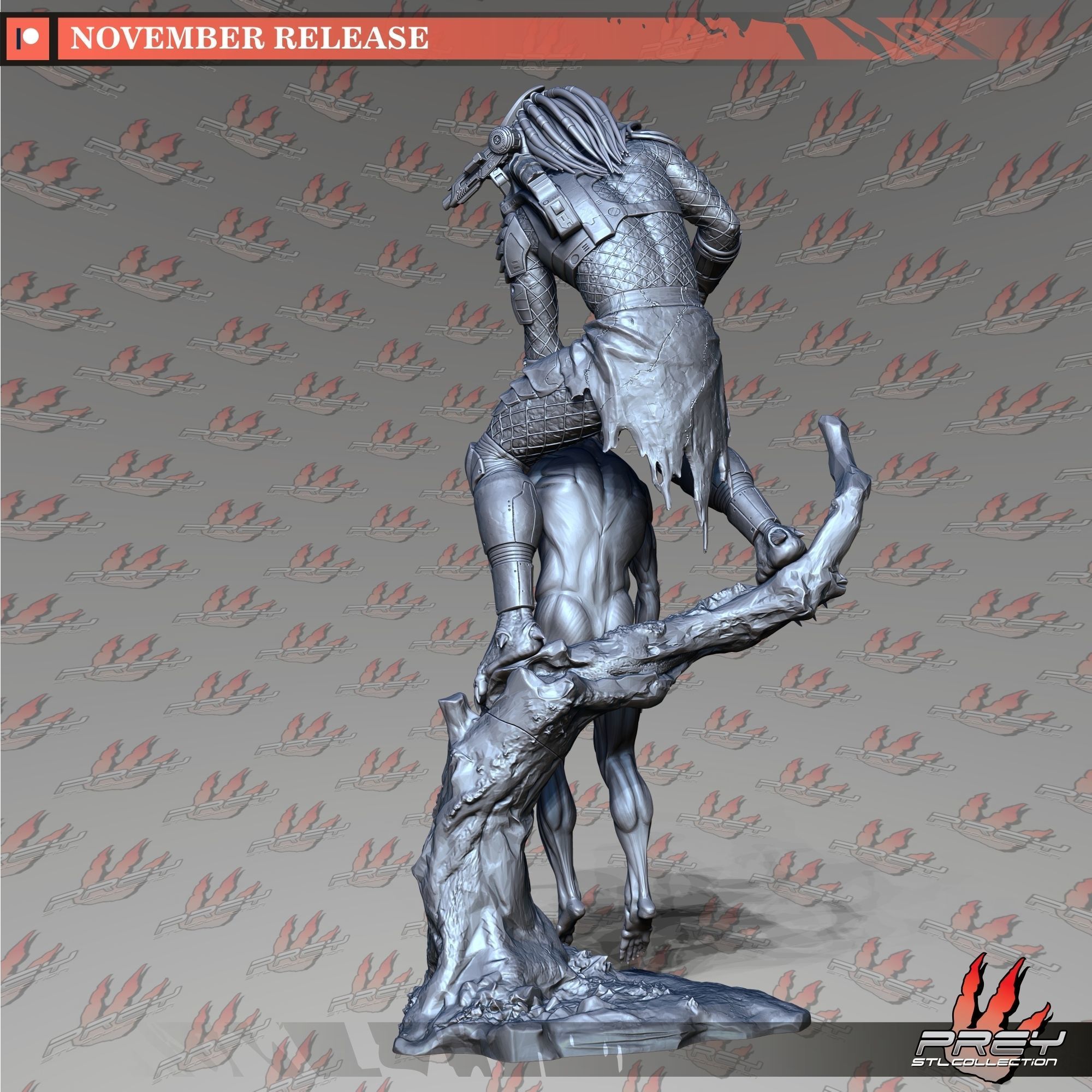 PREDATOR  3D print model_4