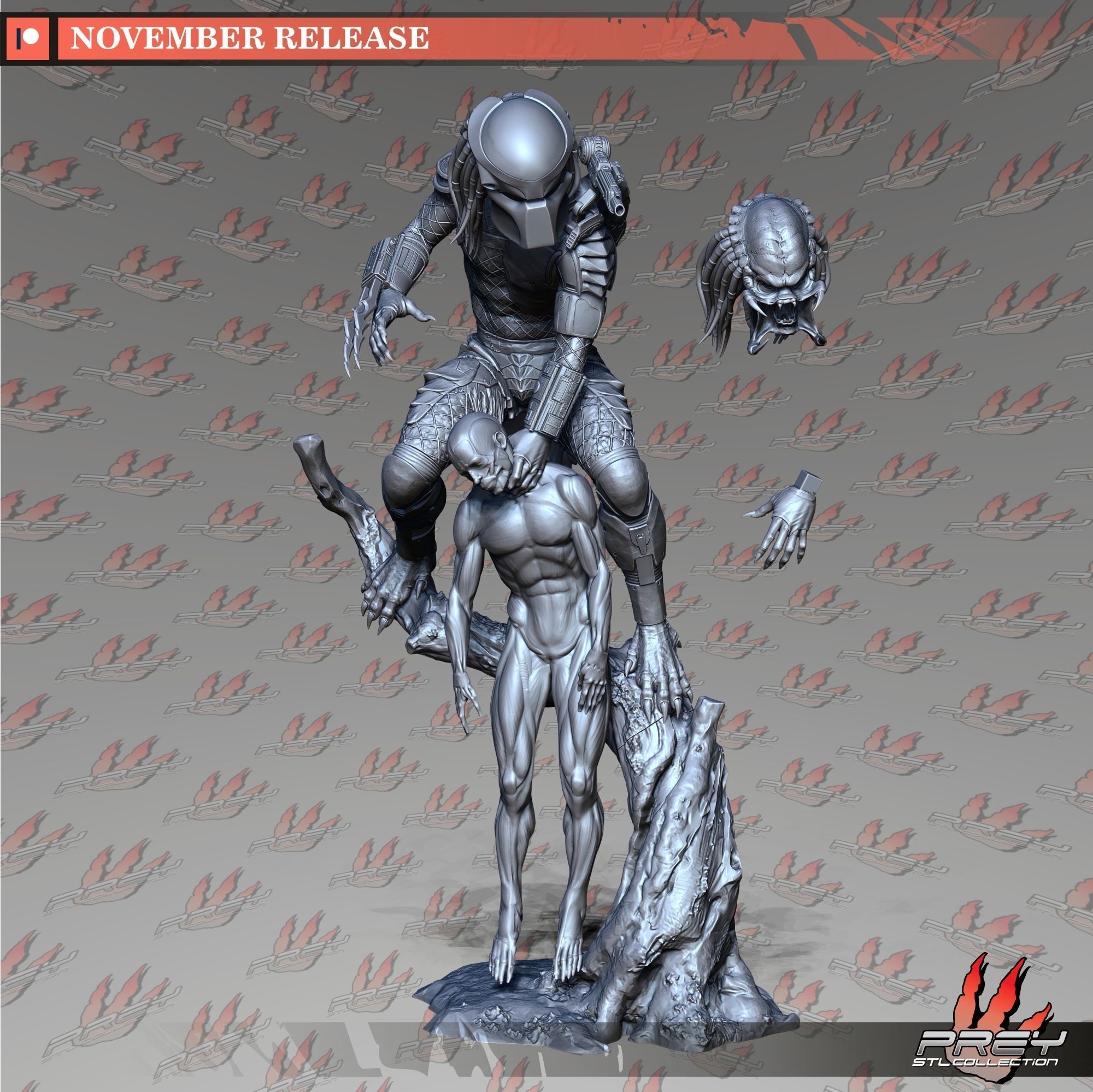 PREDATOR  3D print model_1