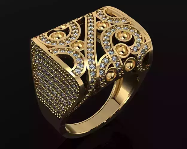Woman Rings 3D