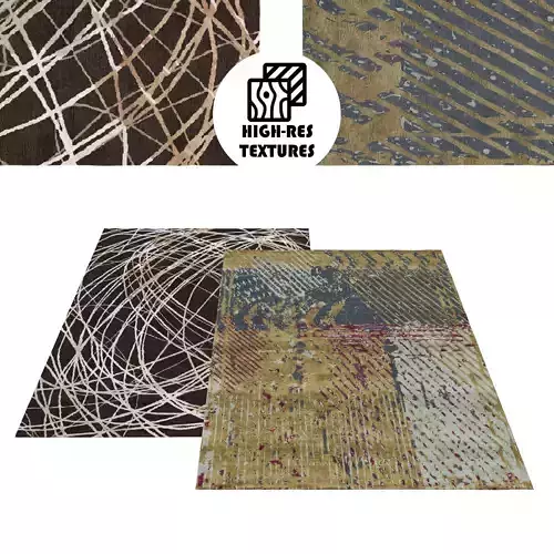 Large Irregular Rug Set