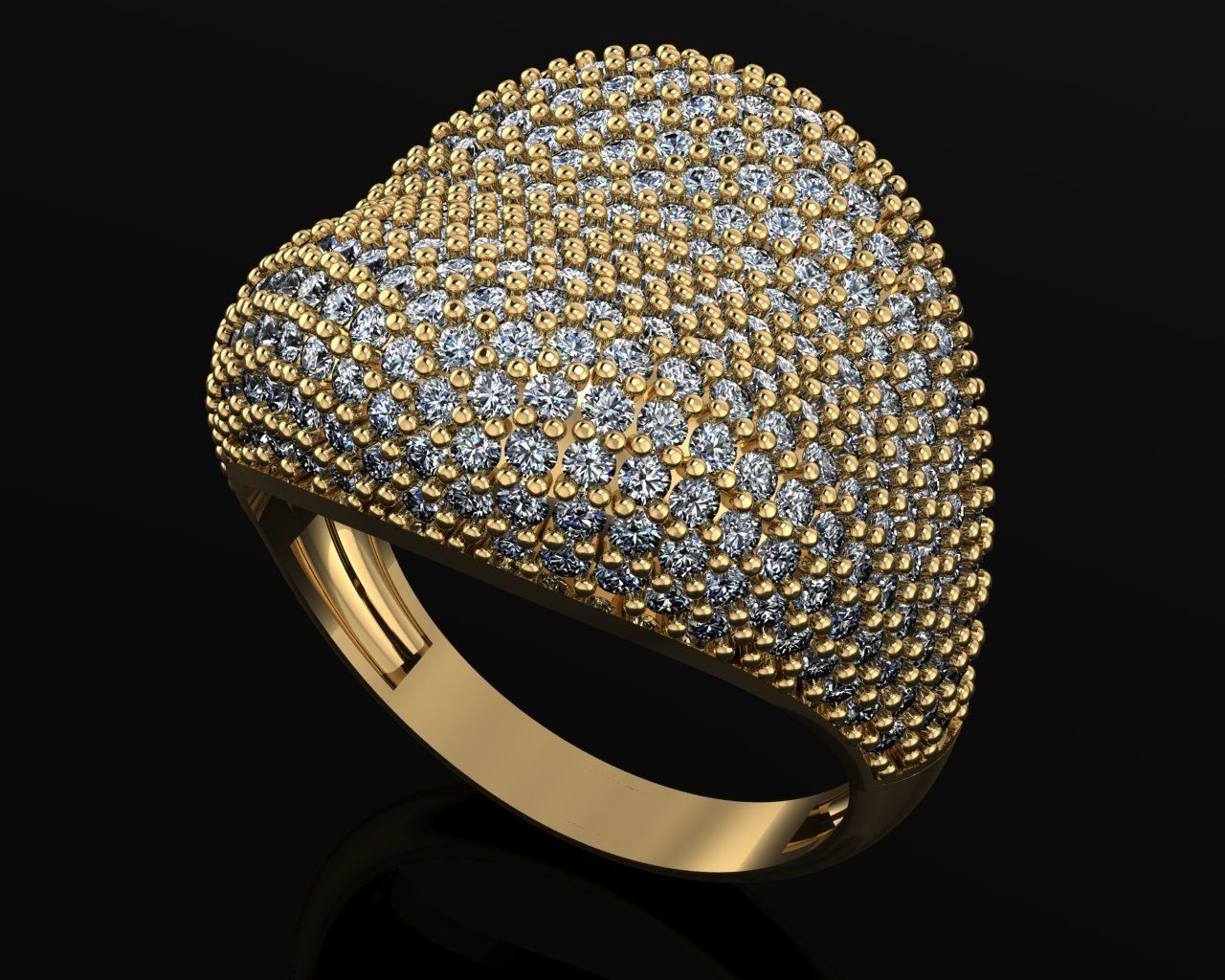 Woman Rings 3D 3D print model_1