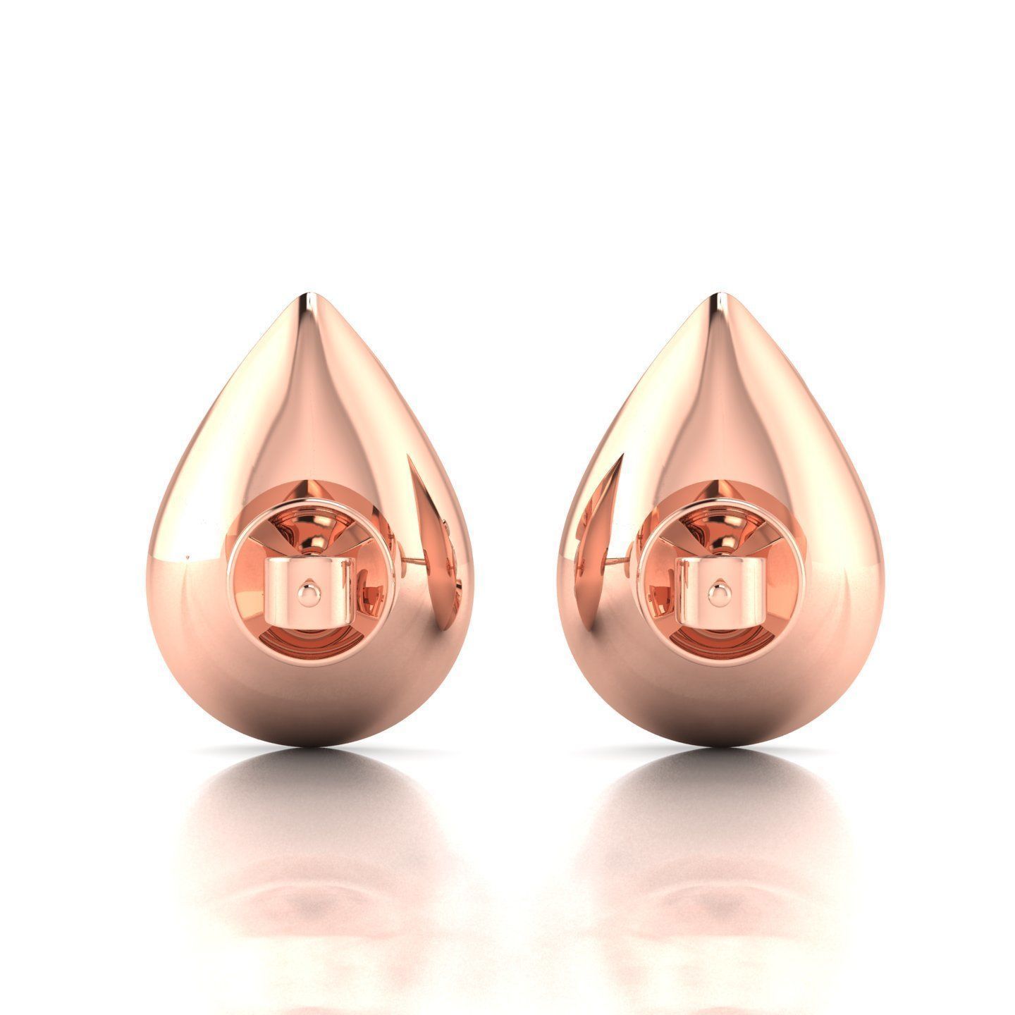 JFEASLT-26065 pair of tear shaped diamond earrings 3D print model_6