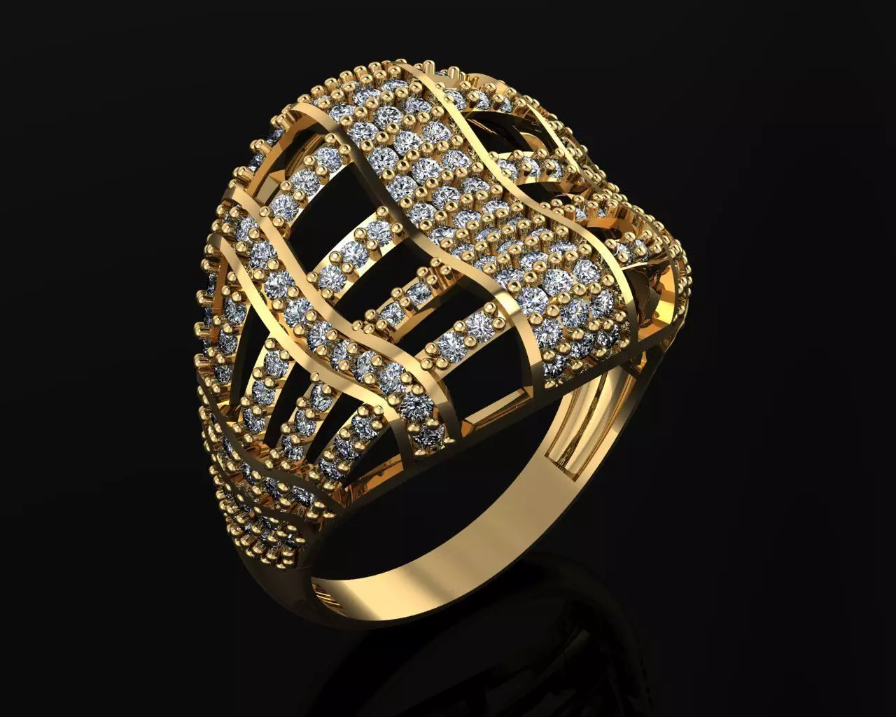 Woman Rings 3D 3D print model_0