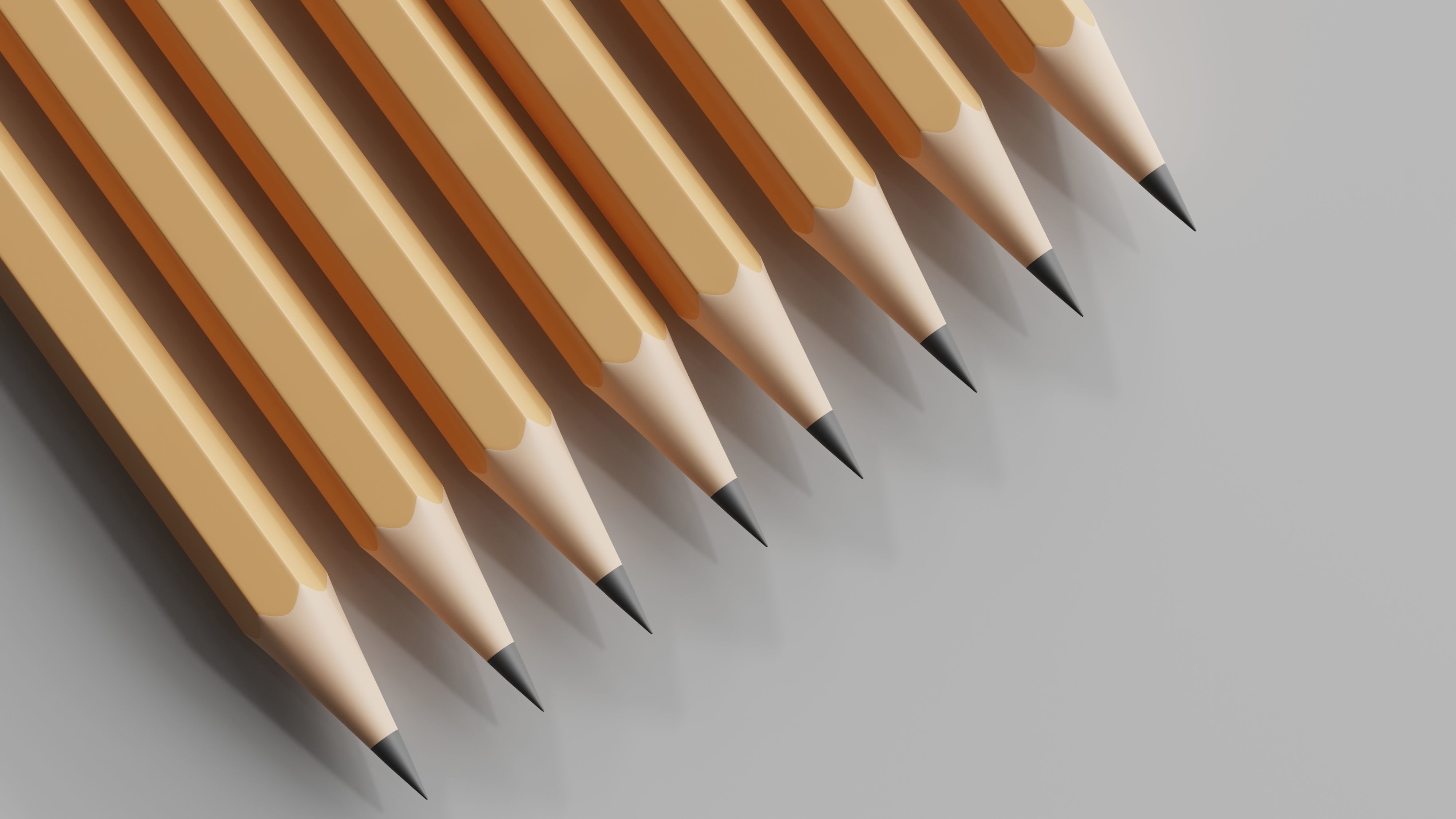 Pencil 3D model_1