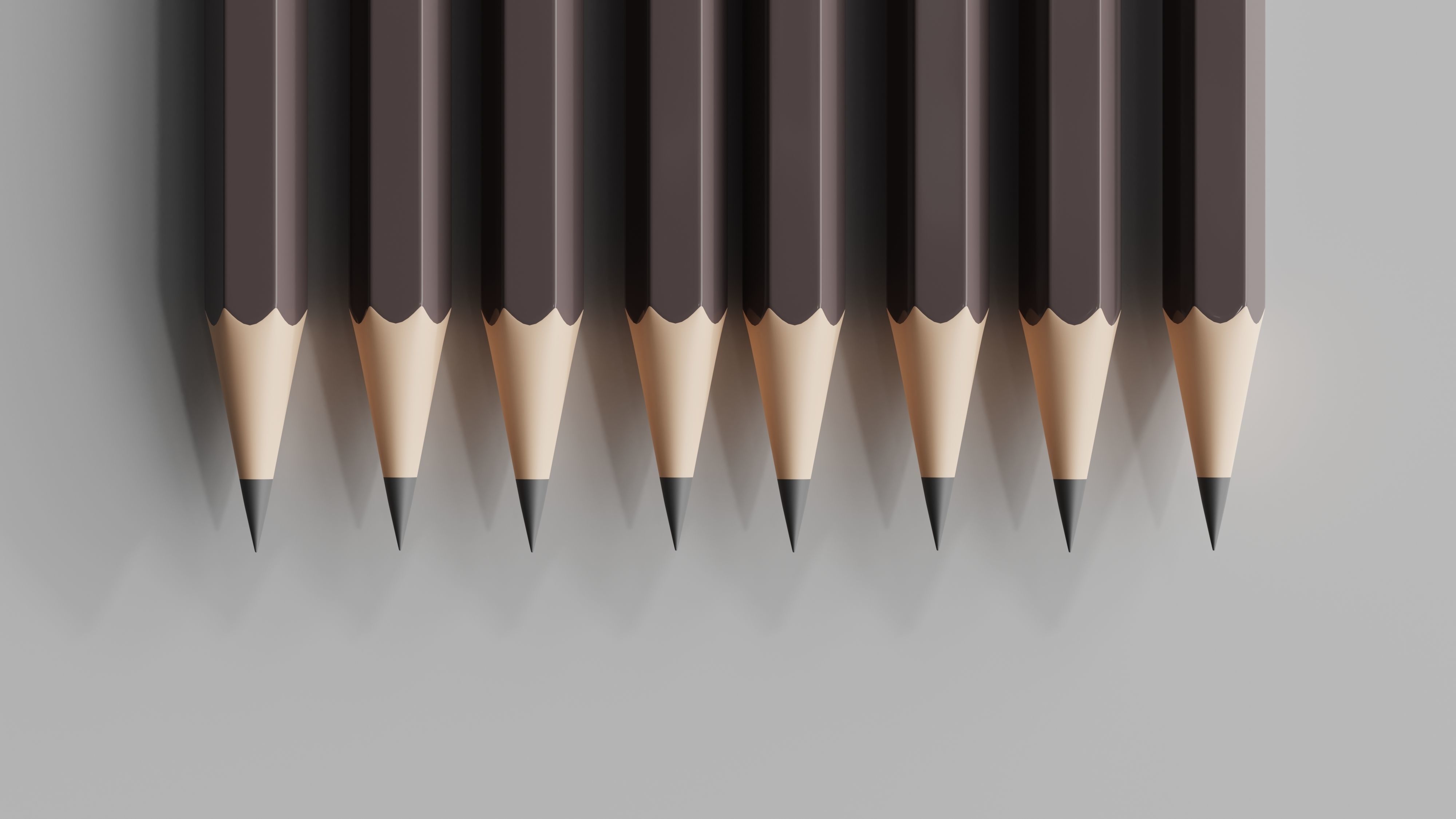 Pencil 3D model_2