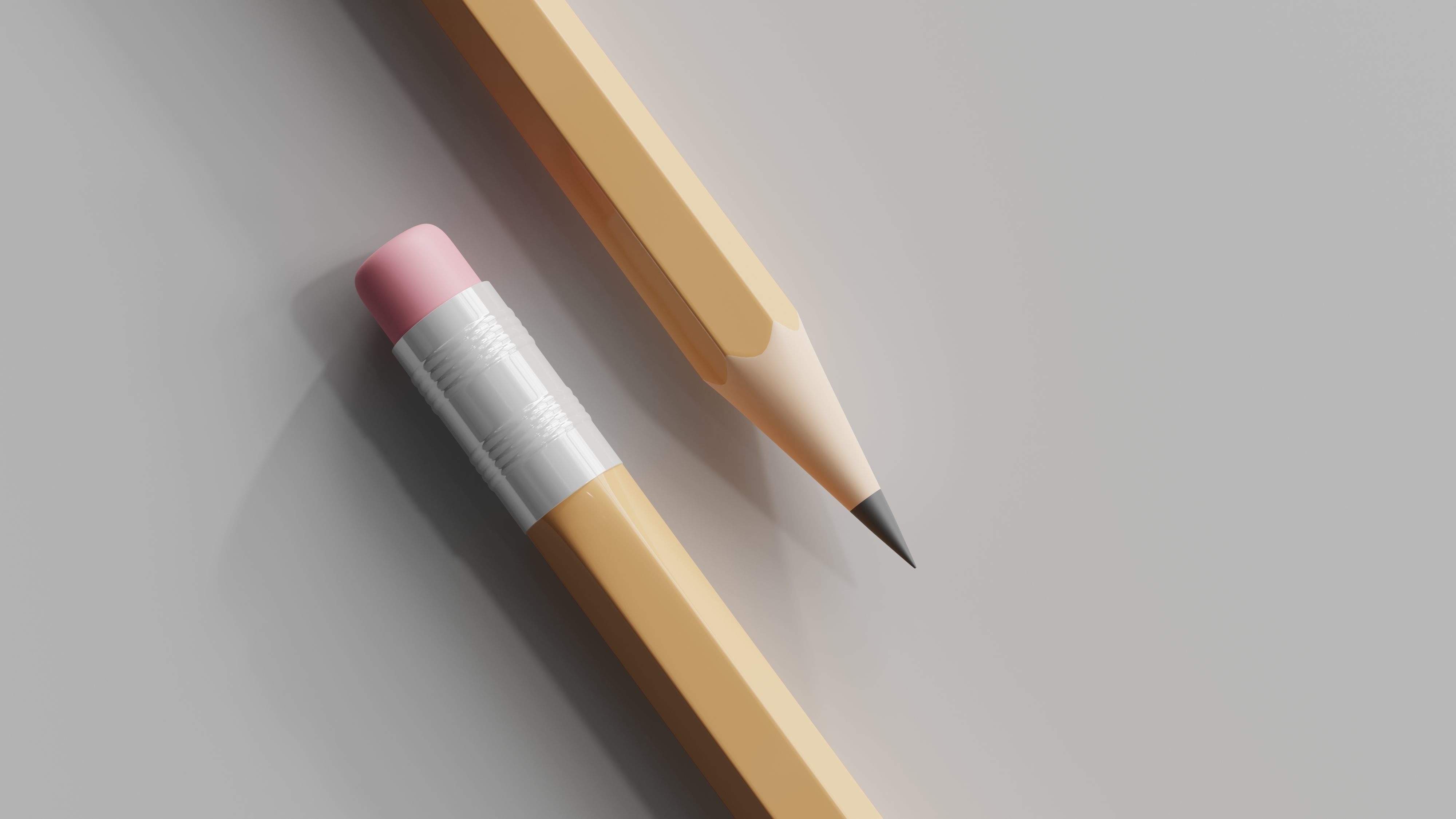 Pencil 3D model_3