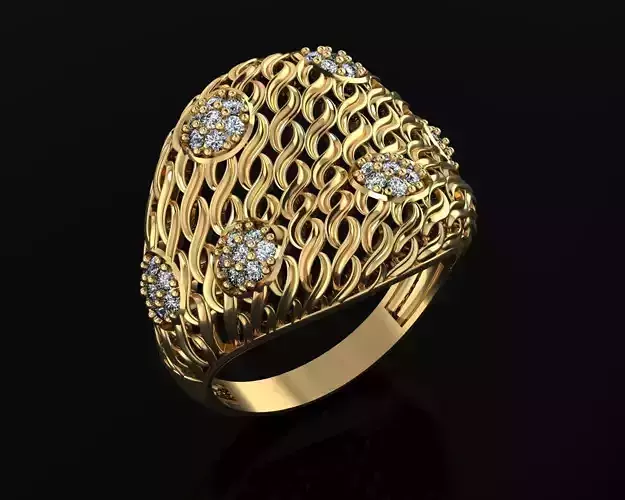 Woman Rings 3D
