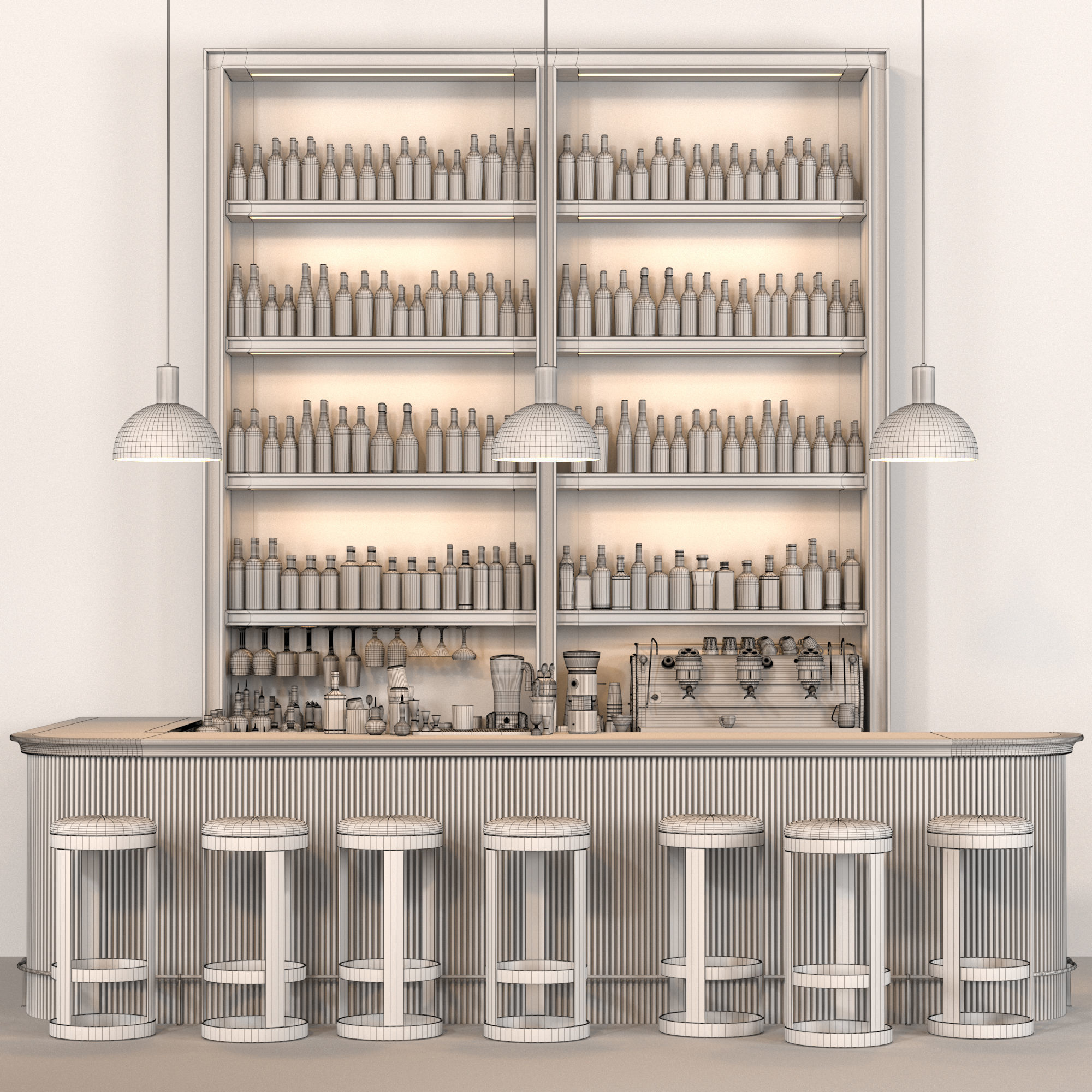 Bar 01 3D model_4