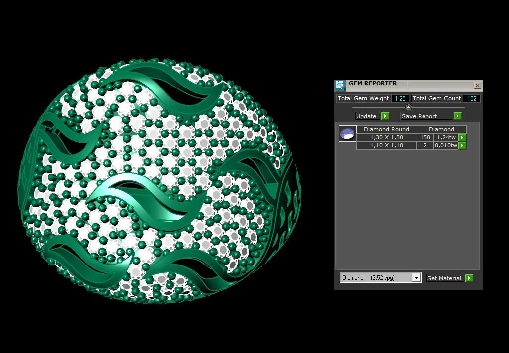 Woman Rings 3D 3D print model_3