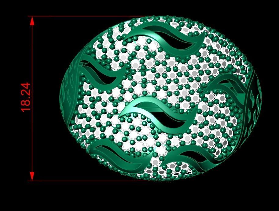 Woman Rings 3D 3D print model_4