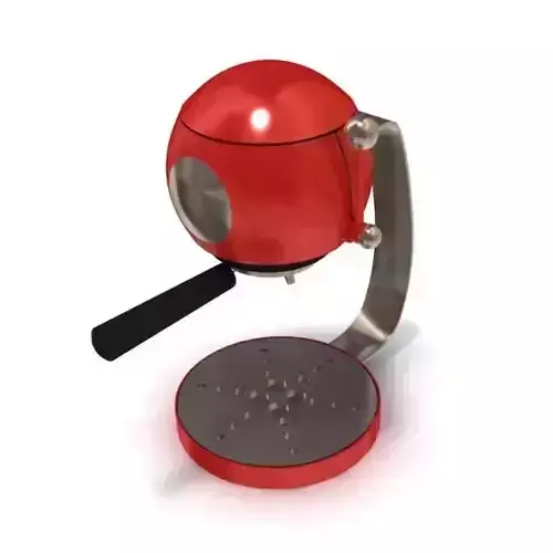 Brightly Painted Coffee Machine