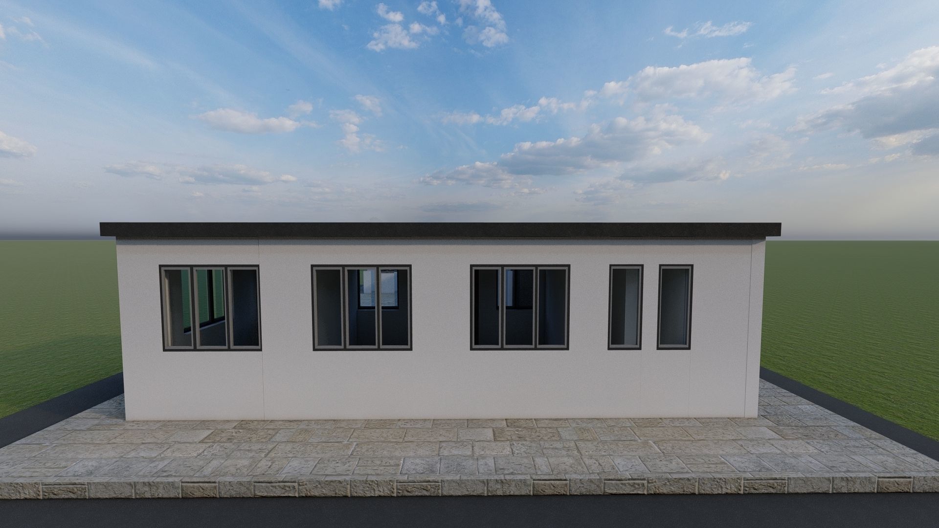 Modern apartment  Free 3D model_7