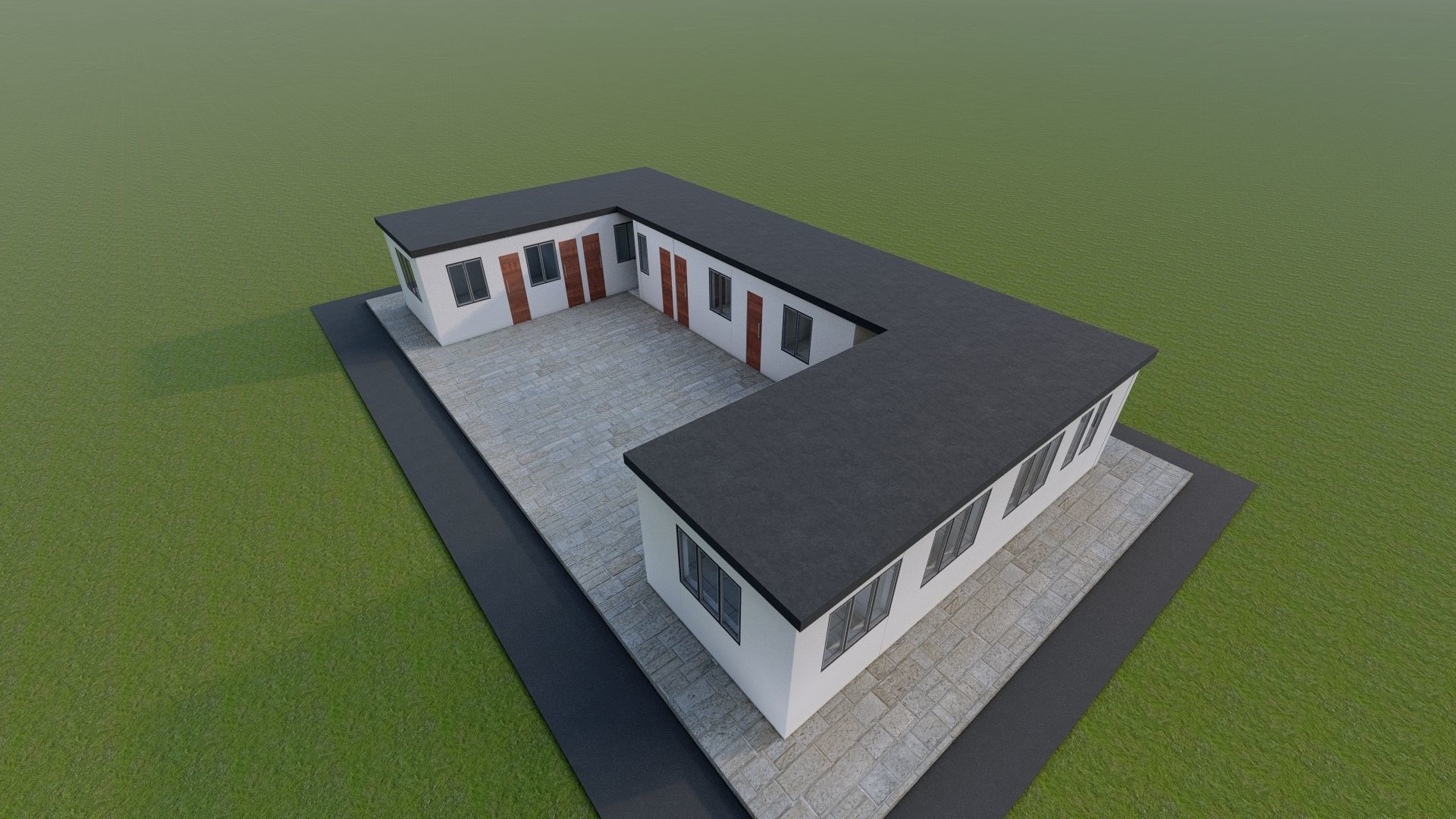 Modern apartment  Free 3D model_8