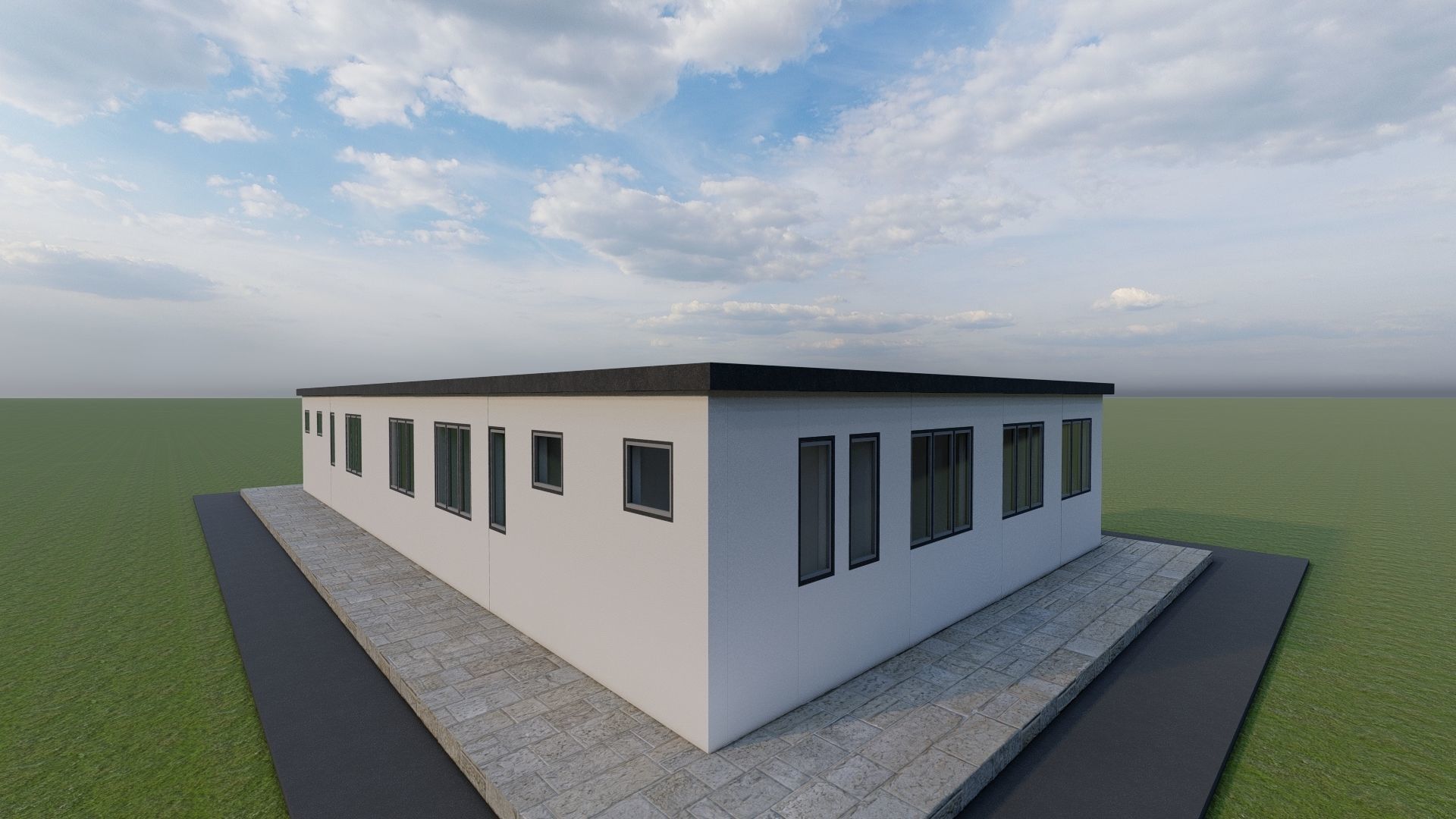 Modern apartment  Free 3D model_5