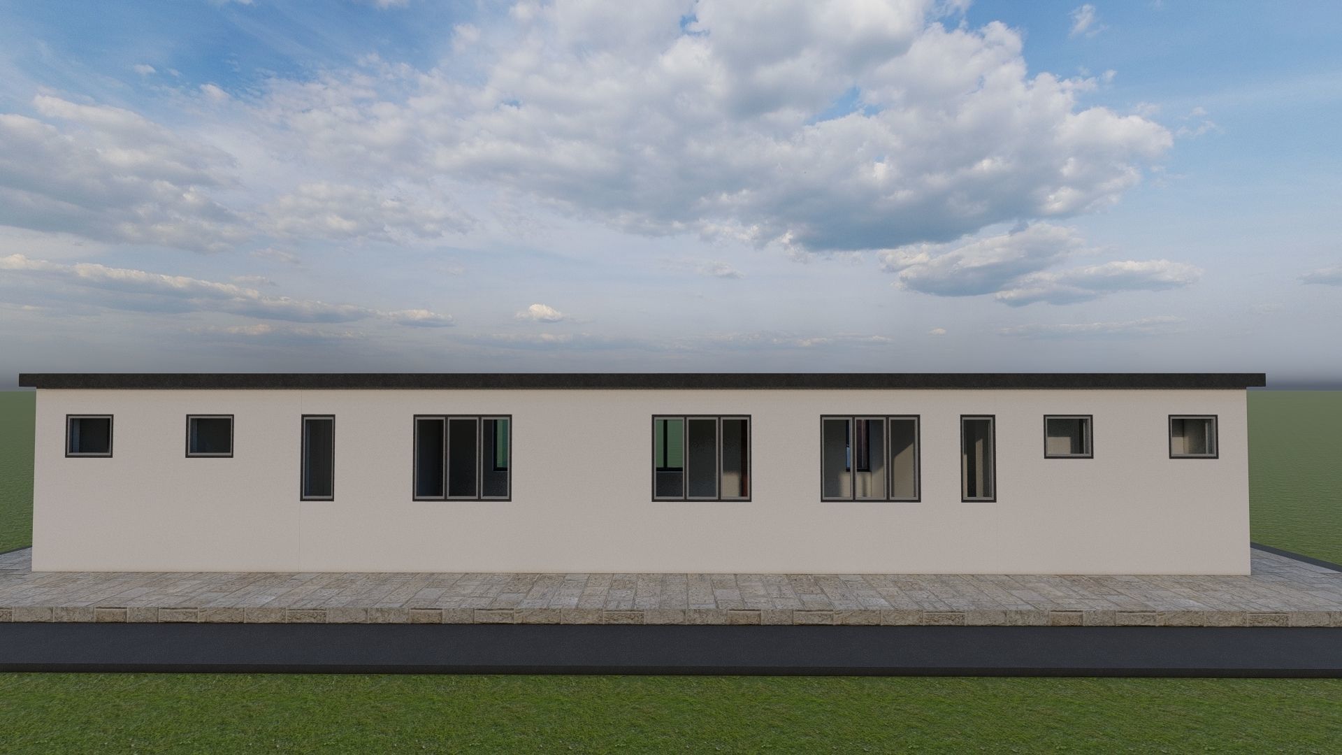 Modern apartment  Free 3D model_6