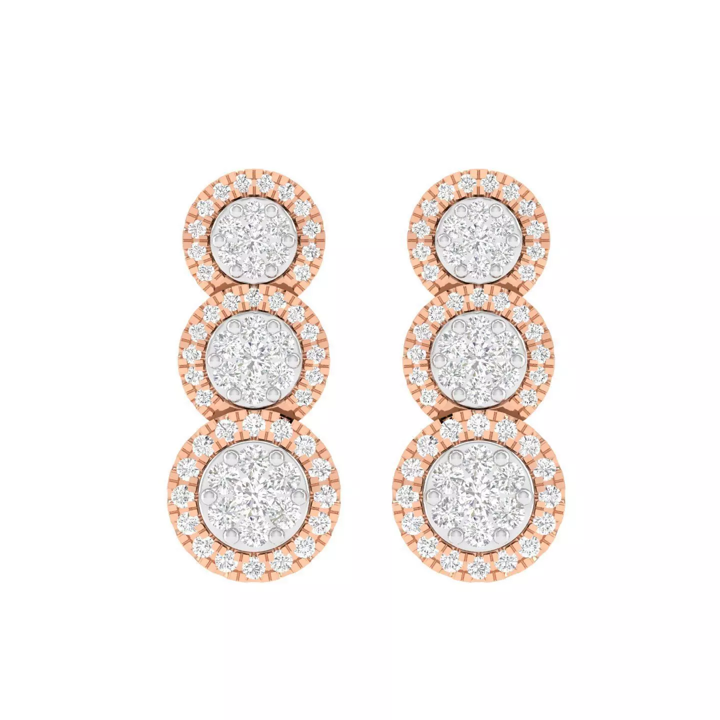 Women Earrings - 109110 3D print model_0