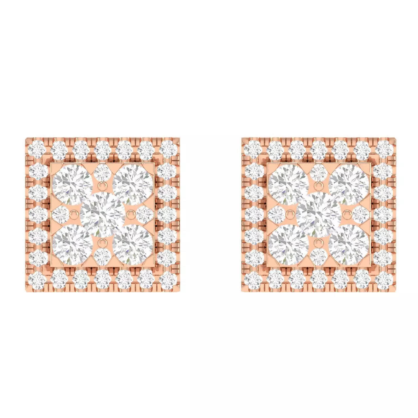 Women Earrings - 102678 3D print model_0