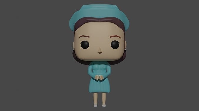 FUNKO POP RATCHED NETFLIX 3D print model