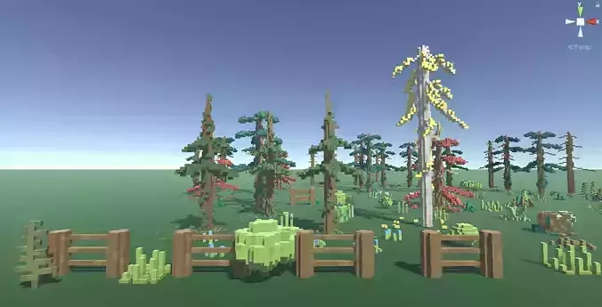 Nature Set 1 forest in minecraft