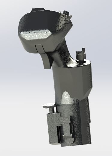 Eurofighter Typhoon Flight Simulation Stick Model  3D print model_2