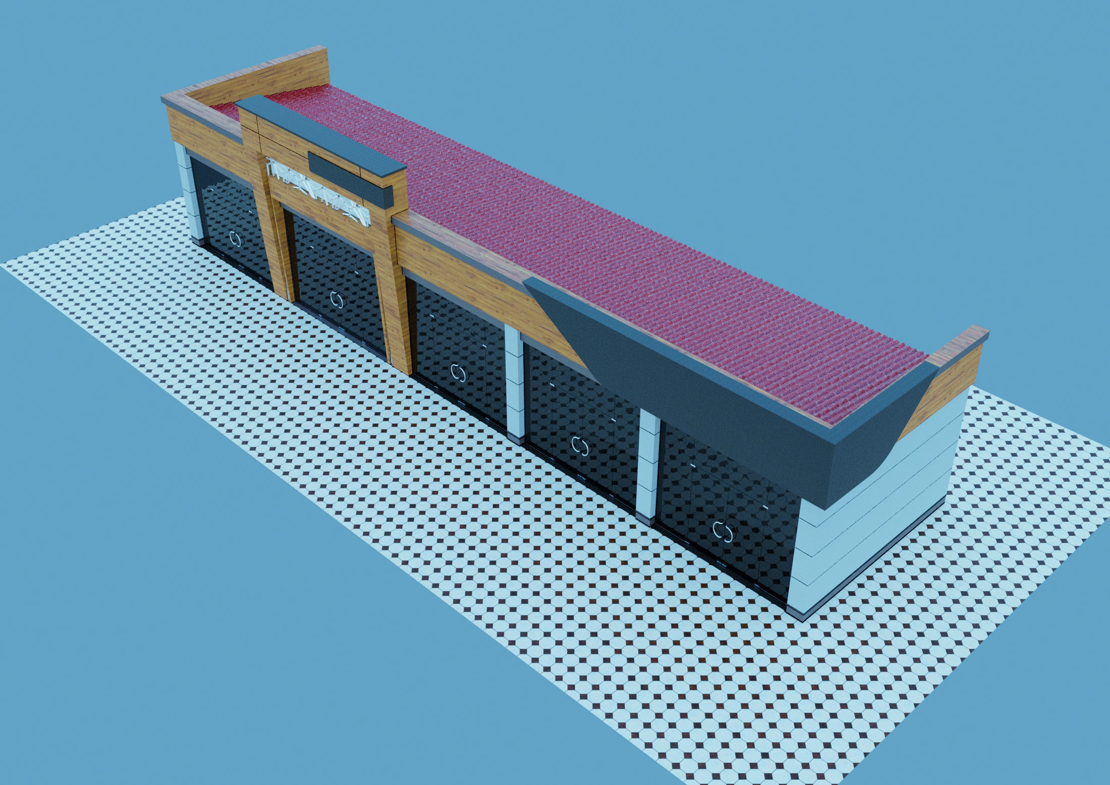 magazine  shop  store 3D model_4