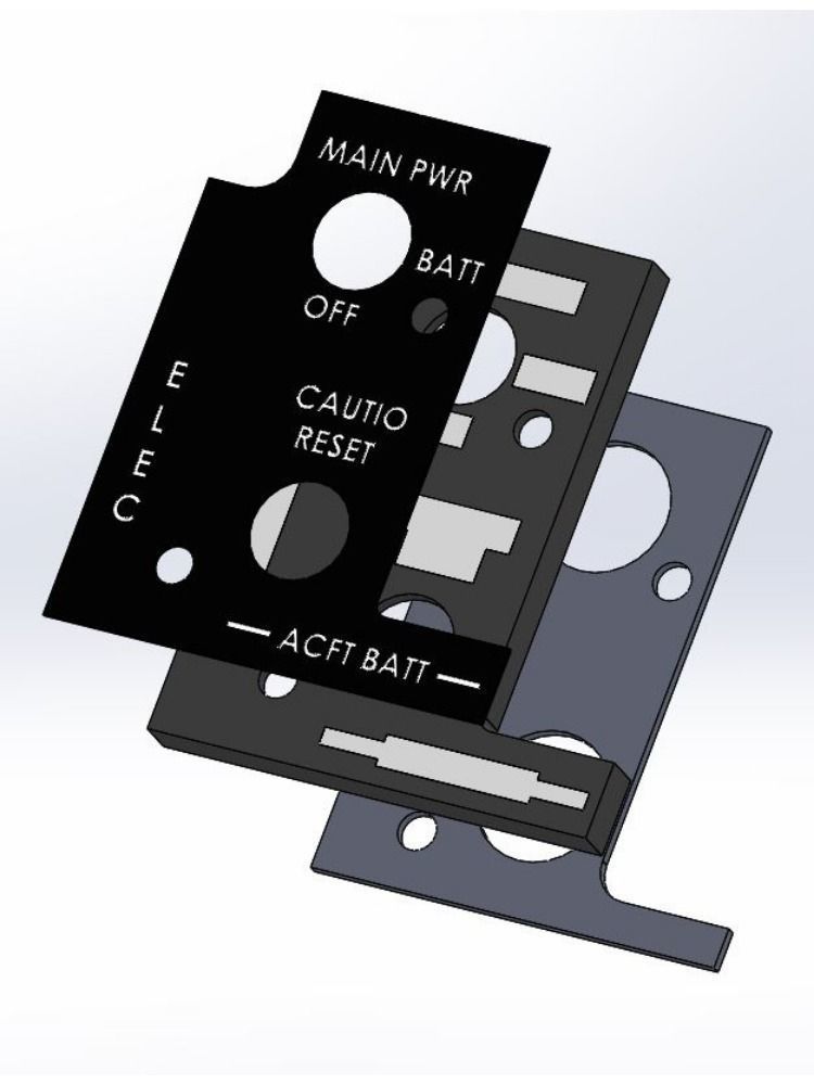 F-16 Left Hand Panels Bundle models 3D print model_12