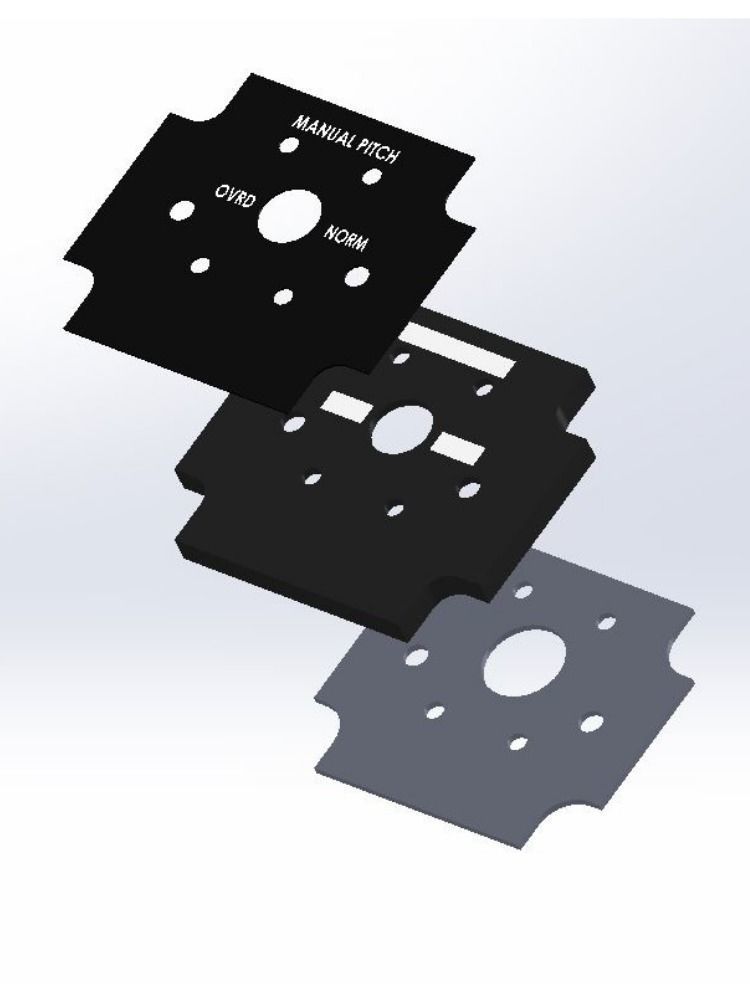 F-16 Left Hand Panels Bundle models 3D print model_6