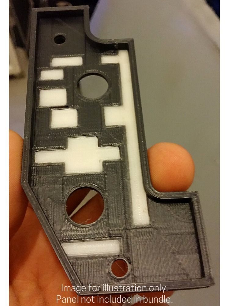 F-16 Left Hand Panels Bundle models 3D print model_21