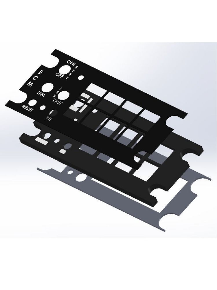 F-16 Left Hand Panels Bundle models 3D print model_13