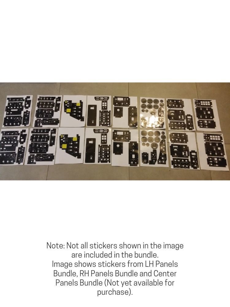 F-16 Left Hand Panels Bundle models 3D print model_20