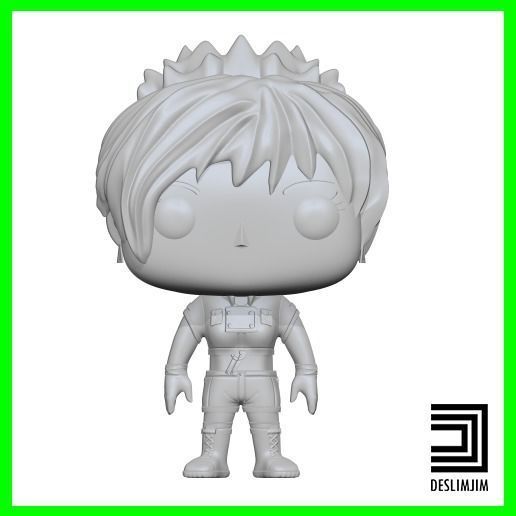 Leona - Ikari Soldier - KOF The King Of Fighters - Funko Pop 3D print model_4