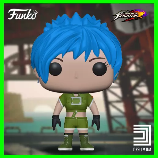 Leona - Ikari Soldier - KOF The King Of Fighters - Funko Pop 3D print model_0