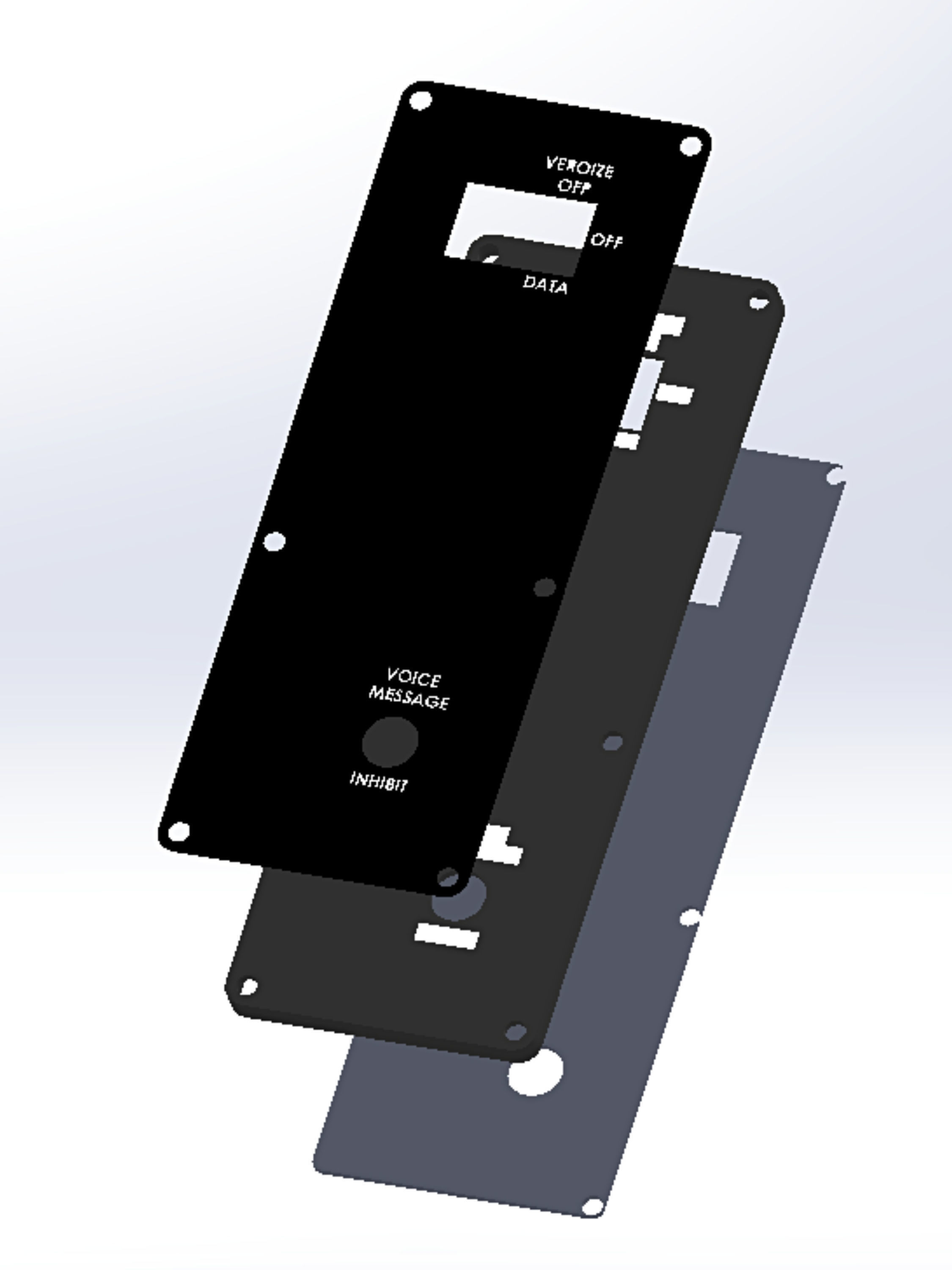 F-16 Right Hand Panels model Bundle 3D print model_7