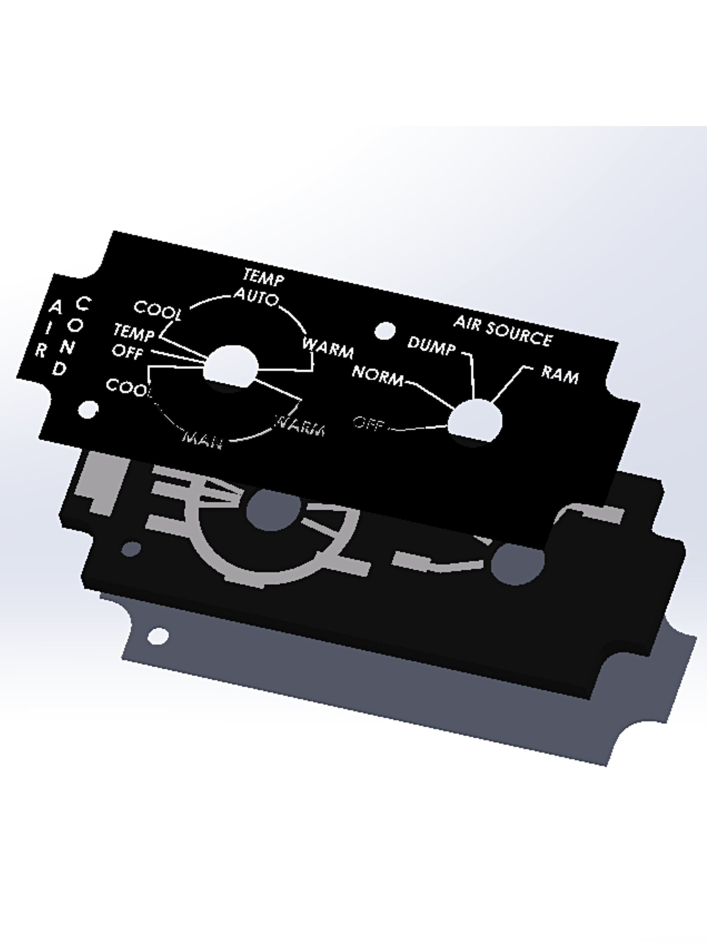 F-16 Right Hand Panels model Bundle 3D print model_12