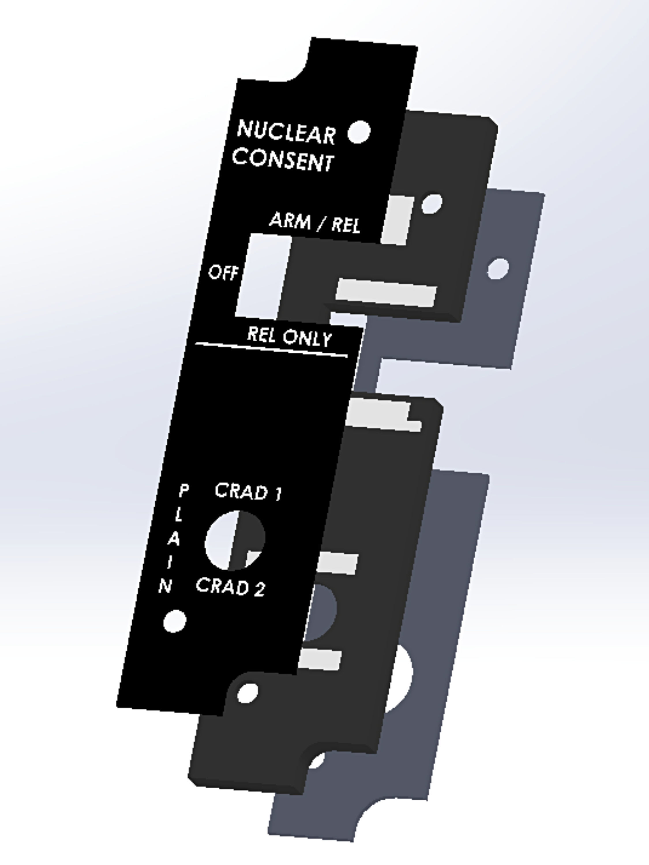 F-16 Right Hand Panels model Bundle 3D print model_5