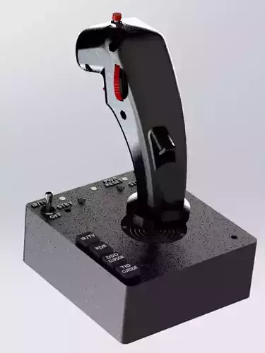 Complete F-14 HCU -Hand Control Unit model 3D print model