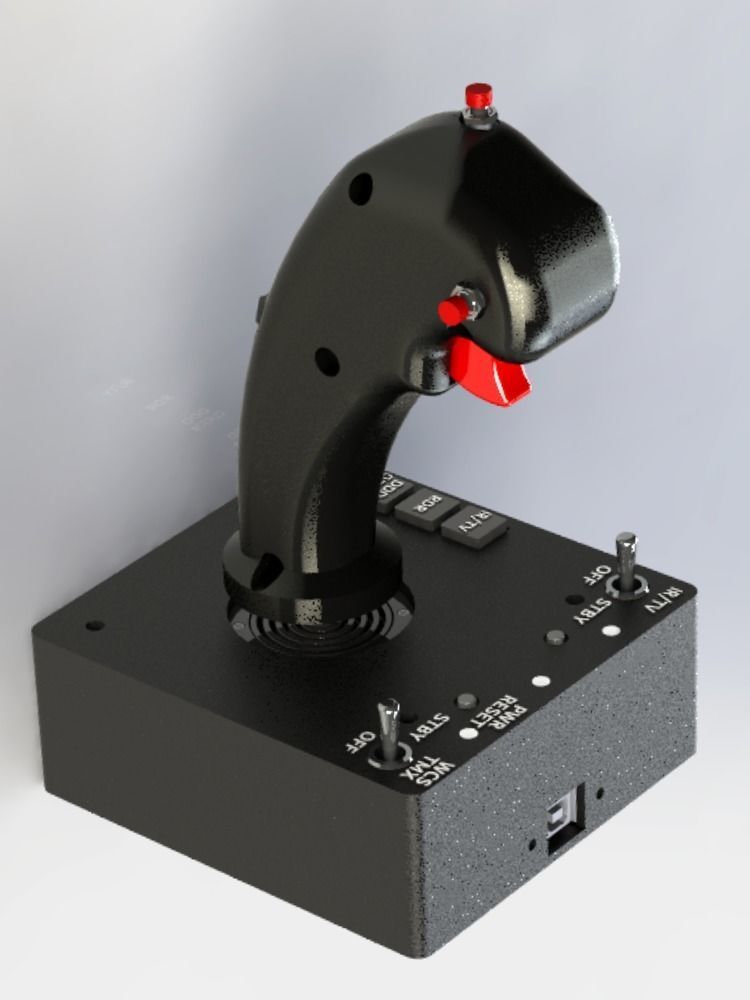 Complete F-14 HCU -Hand Control Unit model 3D print model_2