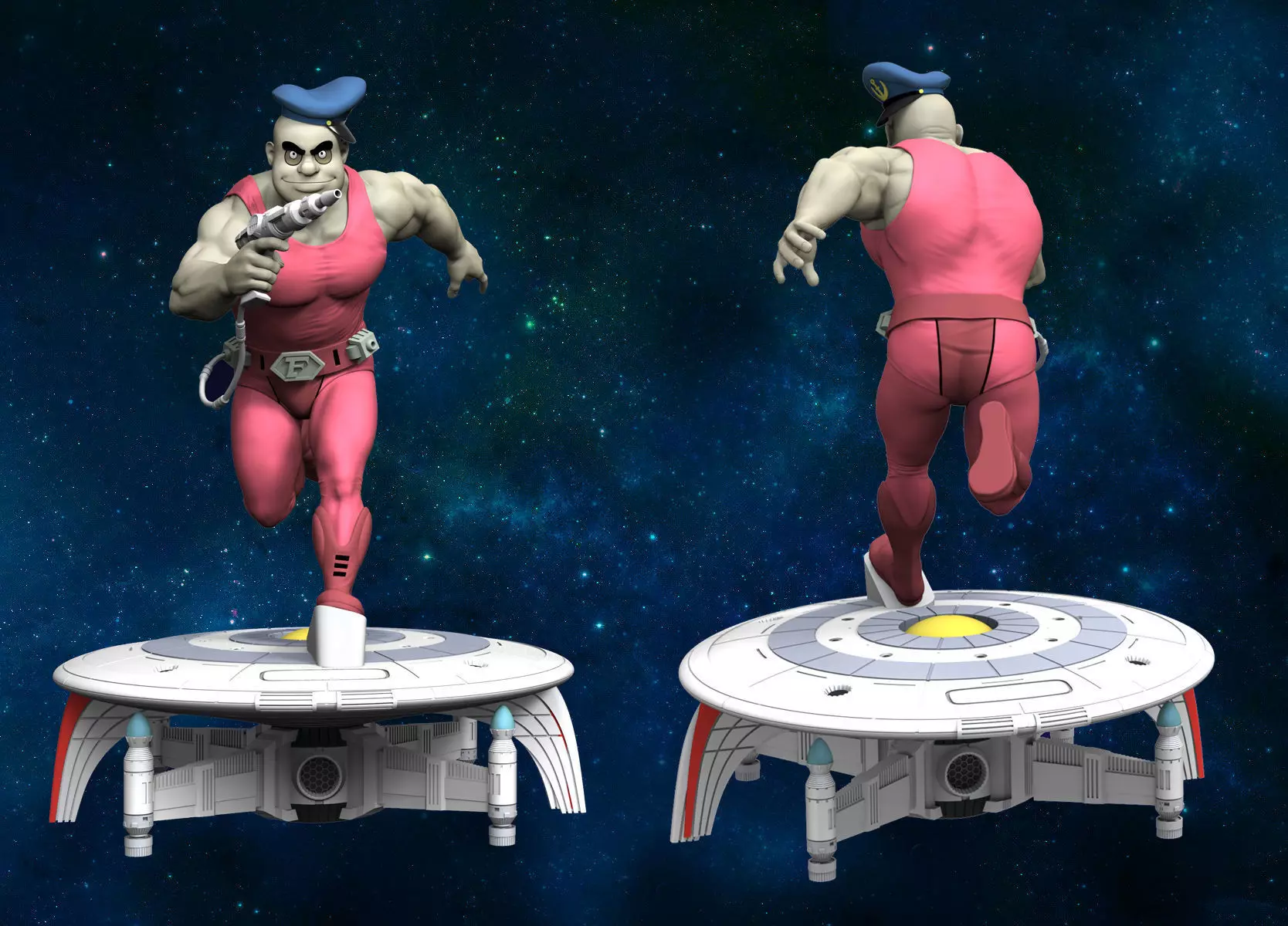 ANDROID OTHO MALA Captain Future Capitaine Flam 3D model_0