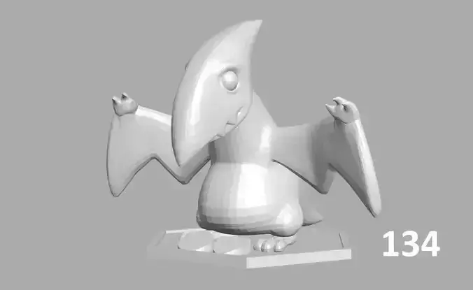 BIRD-134P bird with wings