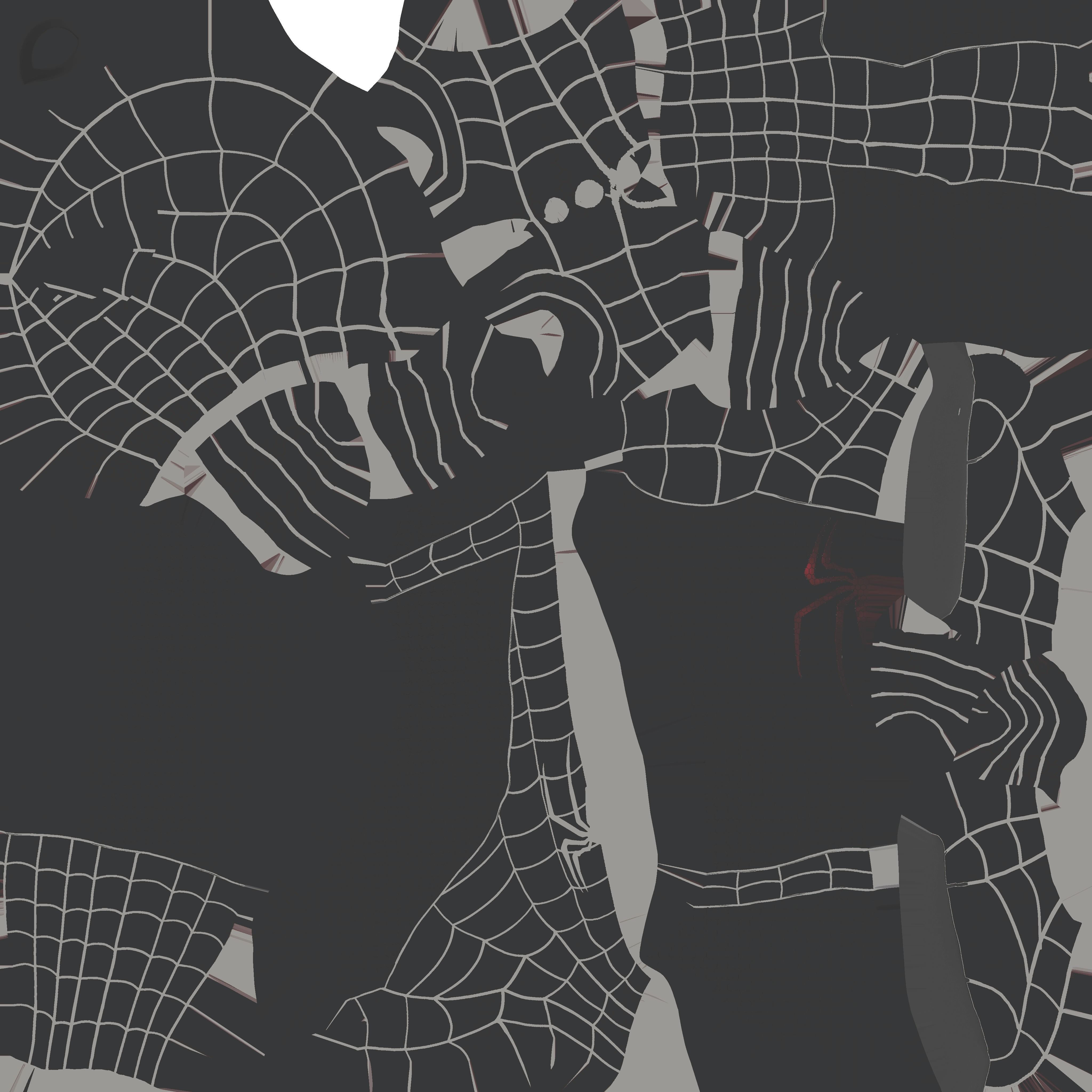 Spider-Man spider man Low-poly 3D model_3