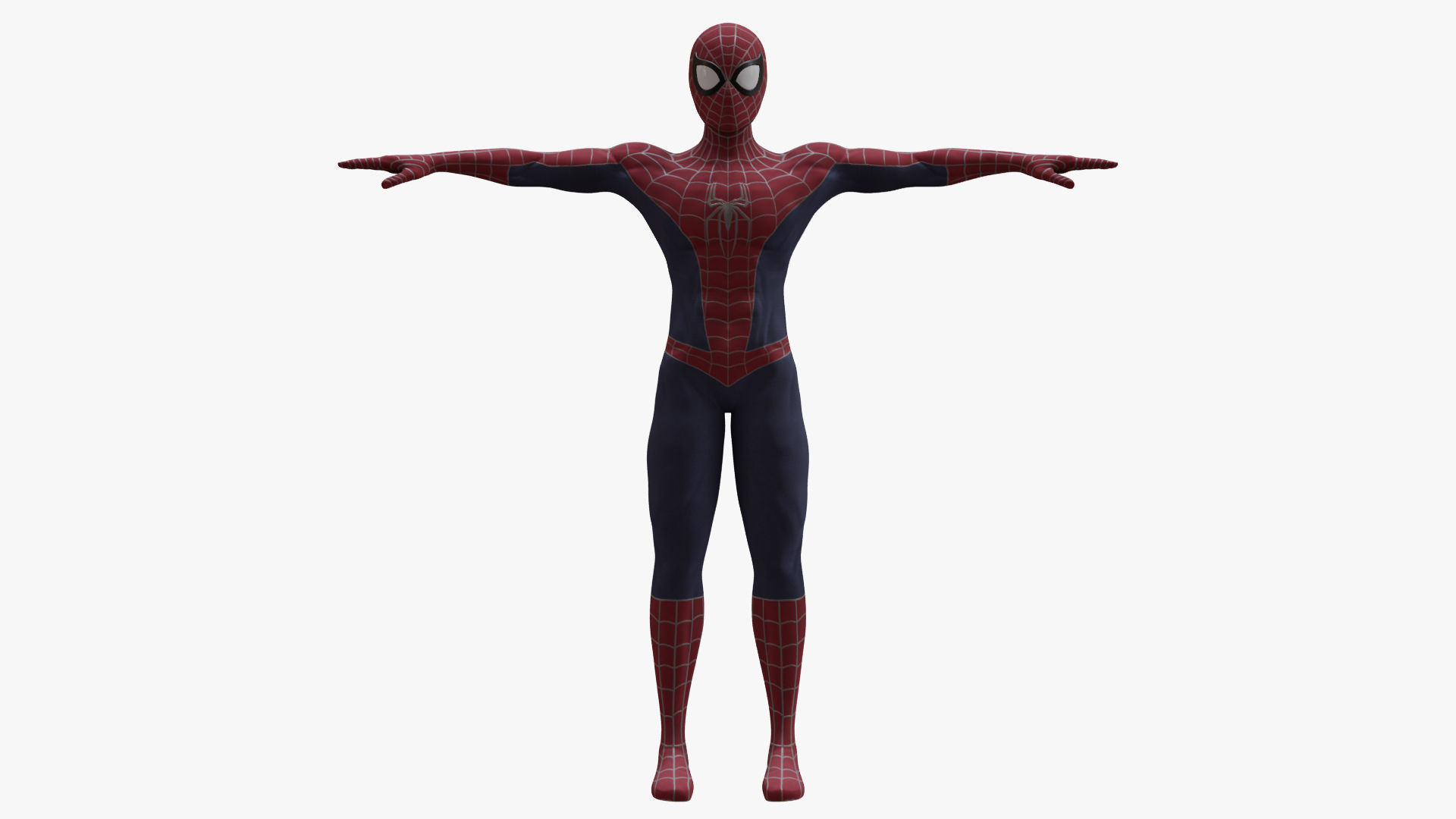 Spider-Man spider man Low-poly 3D model_11