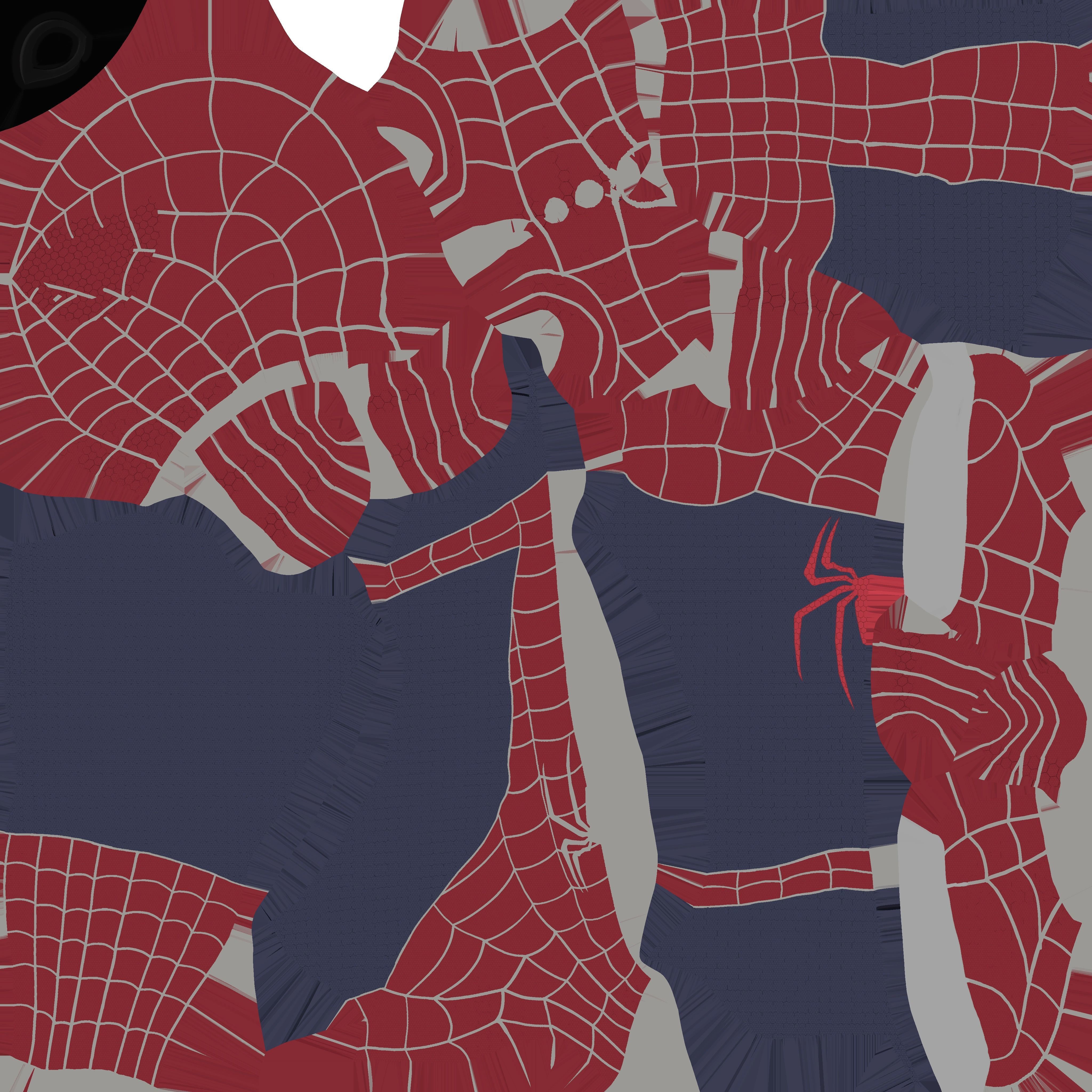 Spider-Man spider man Low-poly 3D model_1