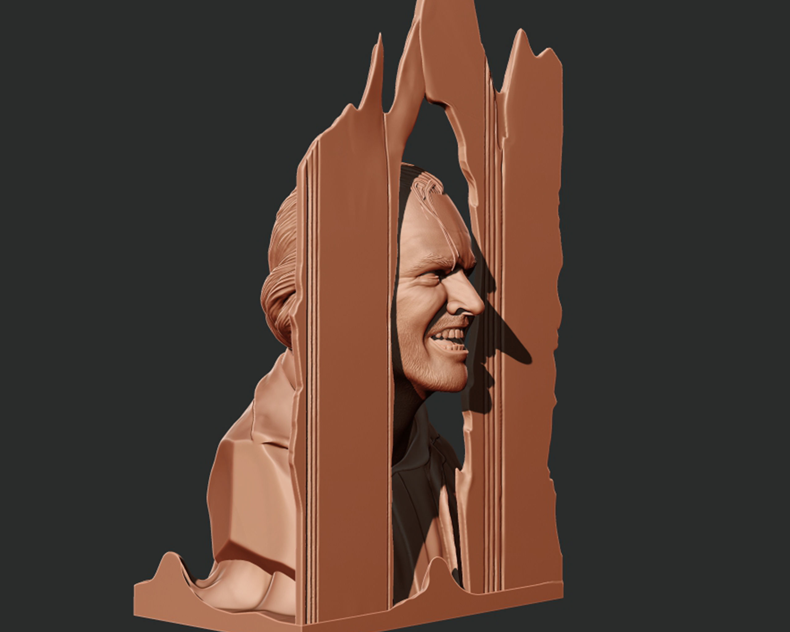 jack nicholson in The Shining 3D print model_7