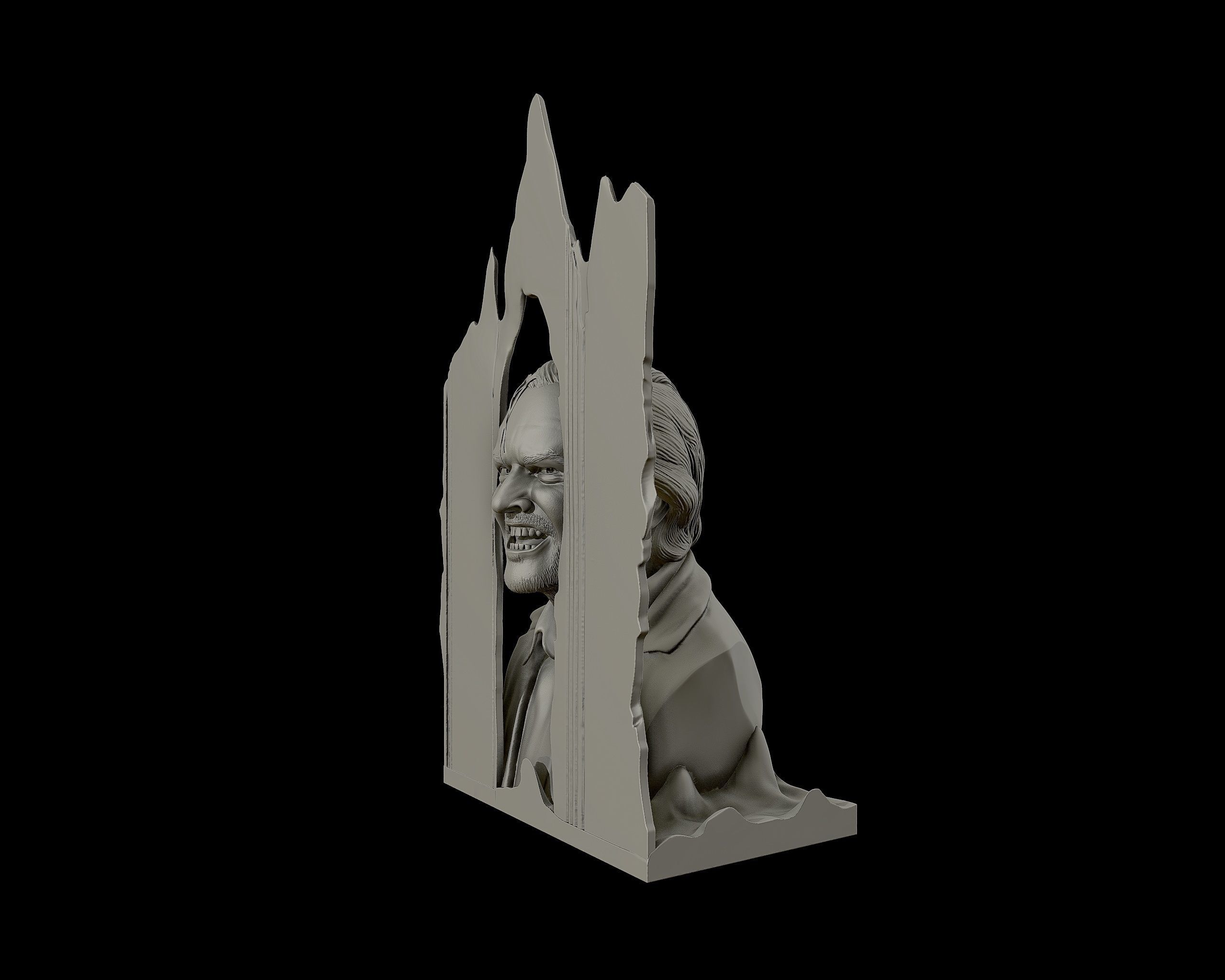 jack nicholson in The Shining 3D print model_17