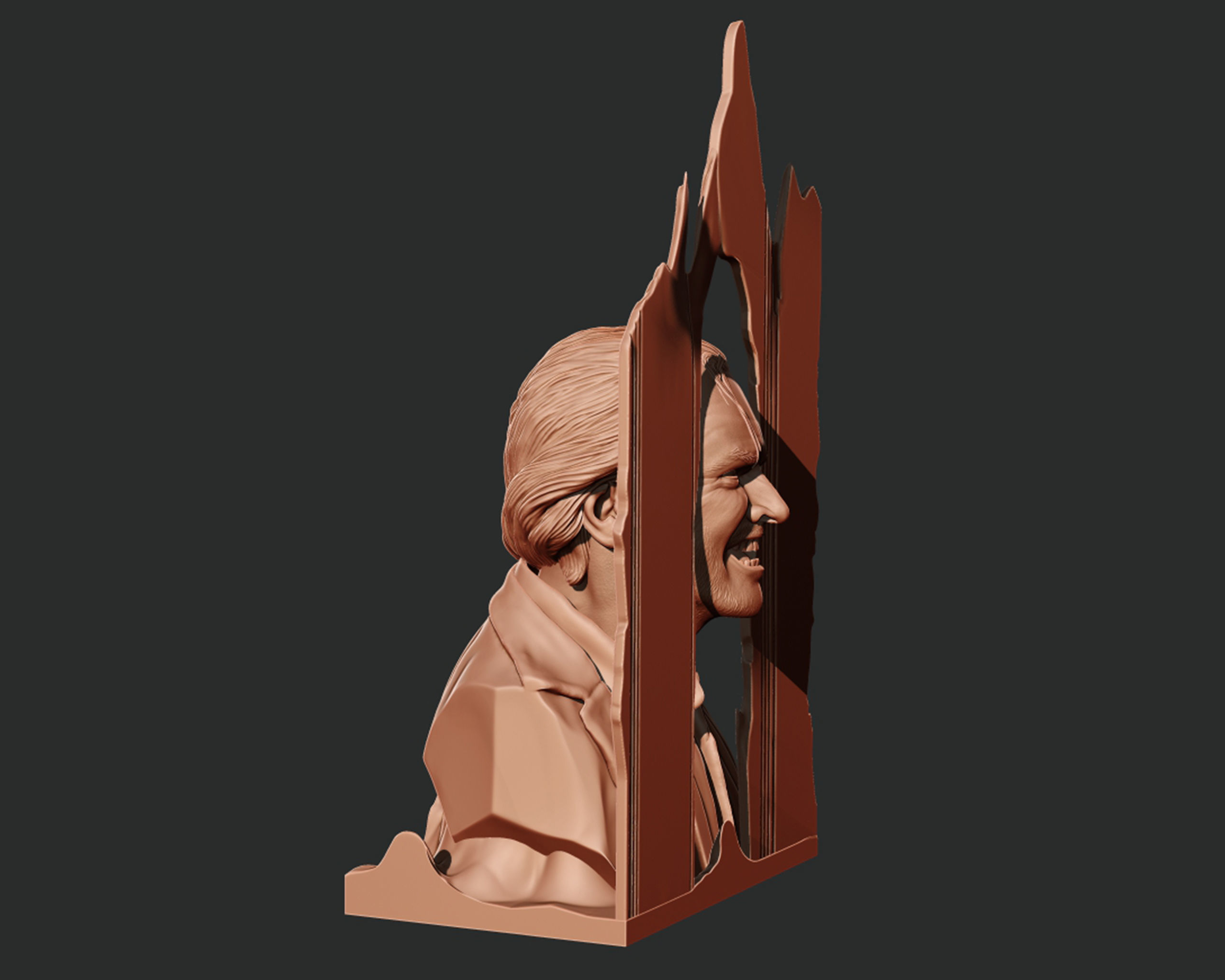 jack nicholson in The Shining 3D print model_10