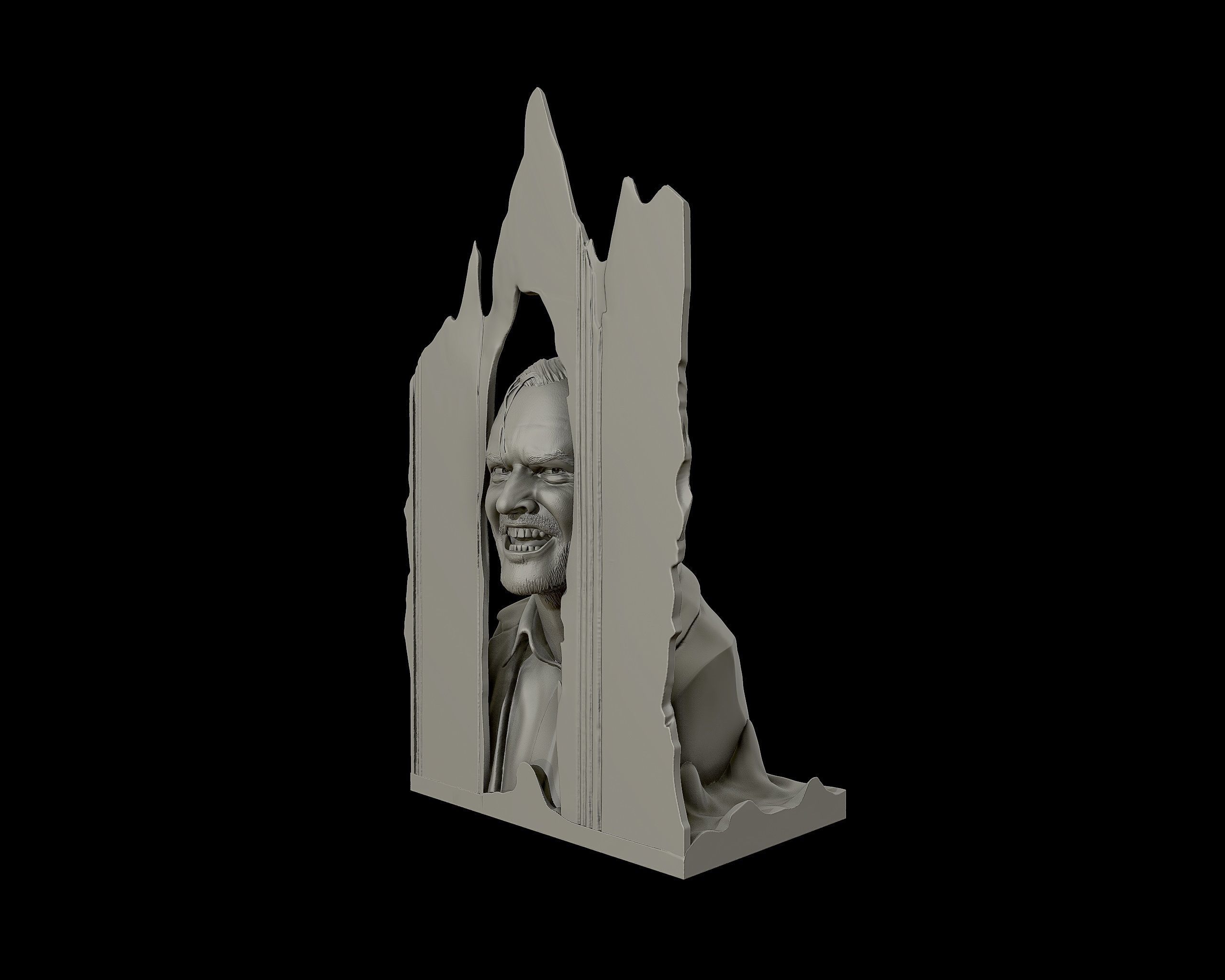 jack nicholson in The Shining 3D print model_16
